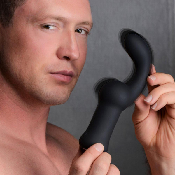 Master Series Pleaser Hook 10x Silicone Anal Vibrator
