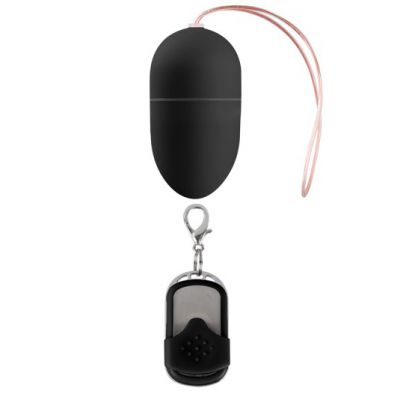 10 Speed Remote Vibrating Egg Medium Black Vibrating Love Egg