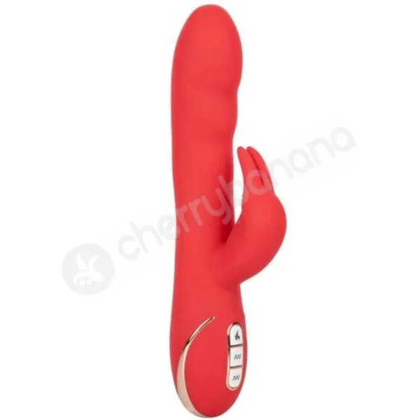 Jack Rabbit Signature Heated Silicone Ultra-Soft Plush Rabbit Vibrator