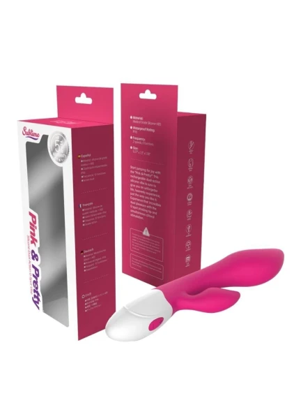 Sublime Pink and Pretty Silicone Dual Action G-Spot Vibe