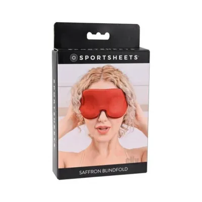 Whips Paddles Sportsheets Saffron Blindfold With Memory Foam