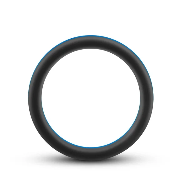 Performance - Silicone Go Pro Cock Ring -  Black-blue-black