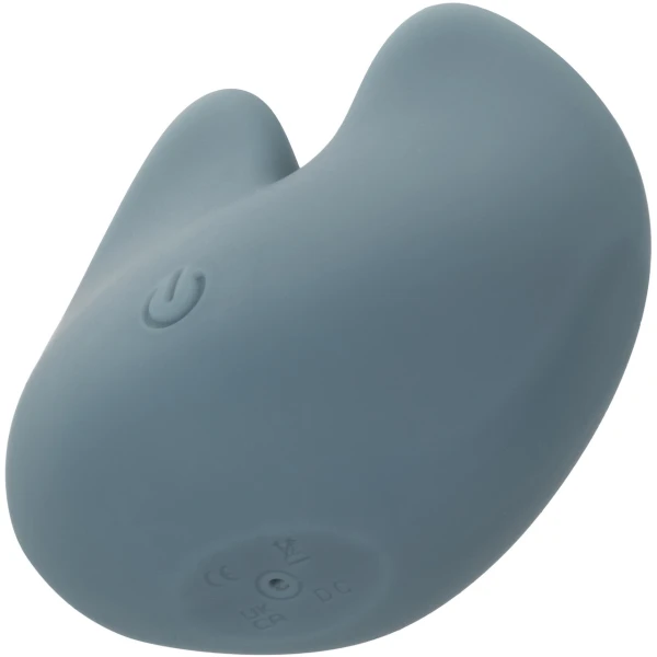 Mod Curve Rechargeable Waterproof Silicone Clitoral Stimulator By CalExotics - Blue