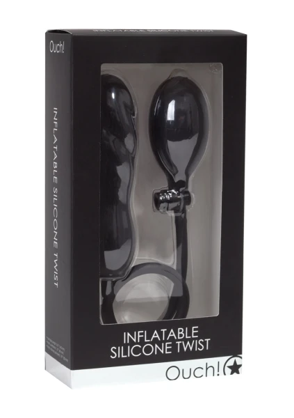 Inflatable Silicone Twist Black