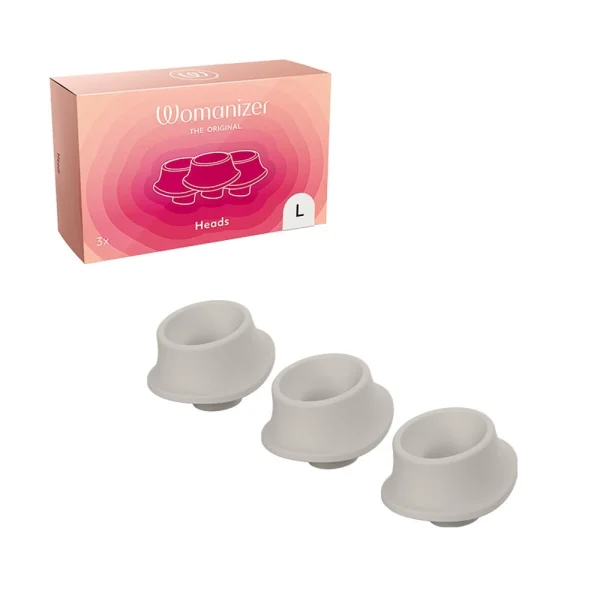 Womanizer Premium Heads Gray Large Pack Of 3 — image 5 of 6
