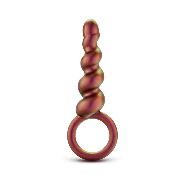 Anal Adventures Matrix - Spiral Loop Plug - Copper