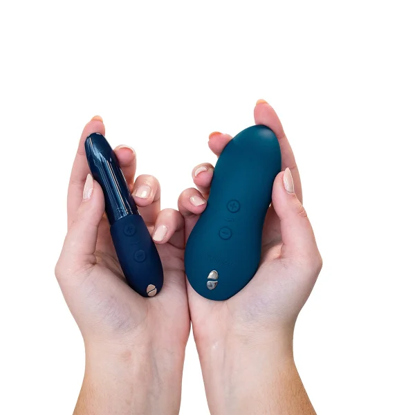 Forever Favorites Set By We-Vibe With Touch X & Tango X Powerful Vibrators - Blue & Green