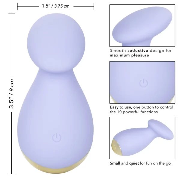 Slay Entice Me Silicone Waterproof Mini Multi-Function Vibrator By CalExotics