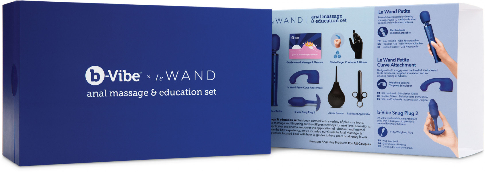 ANAL MASSAGER AND EDUCATION 10 PIECE SET