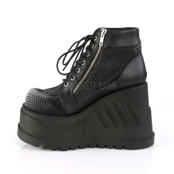 4 3/4 inches PF Lace-Up Wedge Bootie, Inside Zip — image 3 of 8