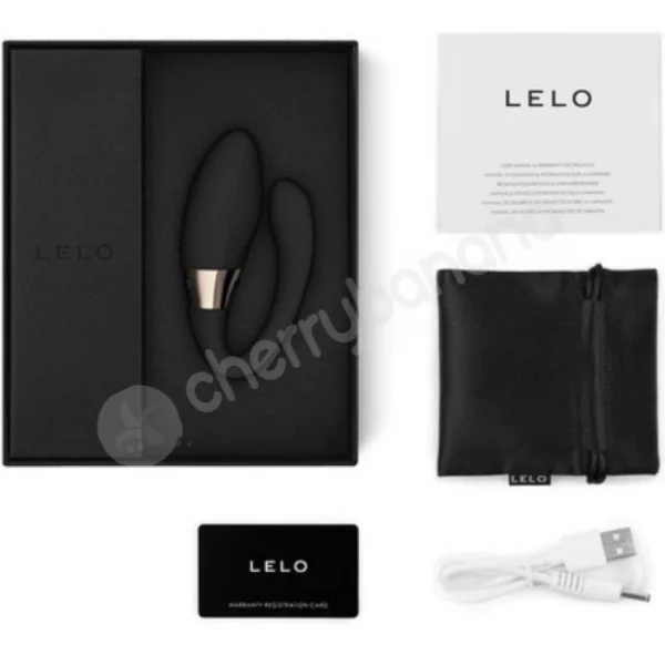 Lelo Tiani Harmony Black Dual Action Couples App Controlled Massager