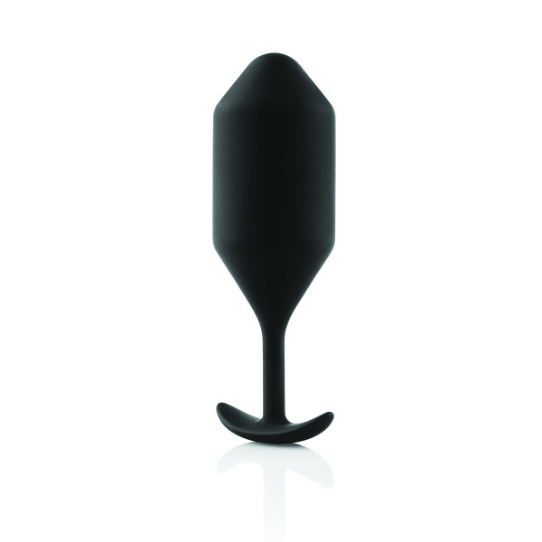 B-Vibe Snug Plug 5 Black Large Butt Plug