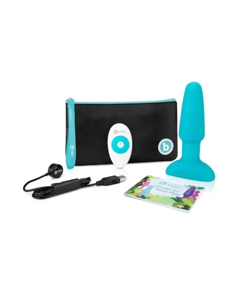 B-vibe Usb Rechargeable Rimming Plug - Teal