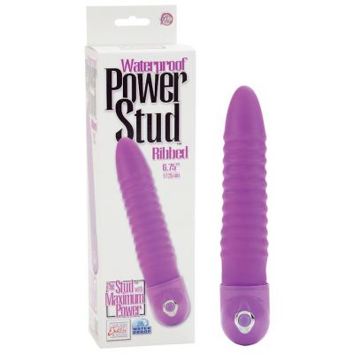 Waterproof Power Stud Purple Ribbed