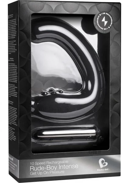 Rude Boy Intense 10X Black Prostate Massager — image 4 of 4