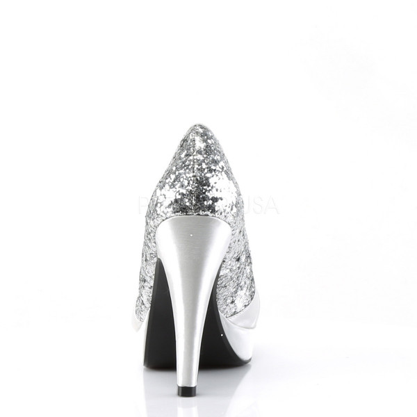 BETTIE-10 - 4 1/2" Heel, 1" P/F Open Toe Pump W/ Bow Detail At Toe