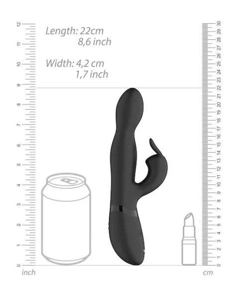 Niva - 360degrees Rabbit  - Black - 8 Inch