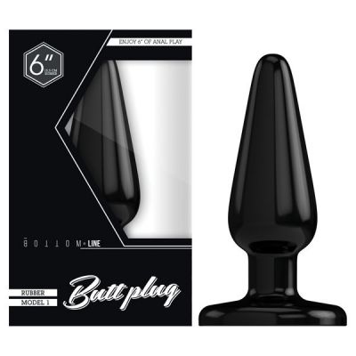 Bottom Line 6 Butt Plug Model 1 Rubber