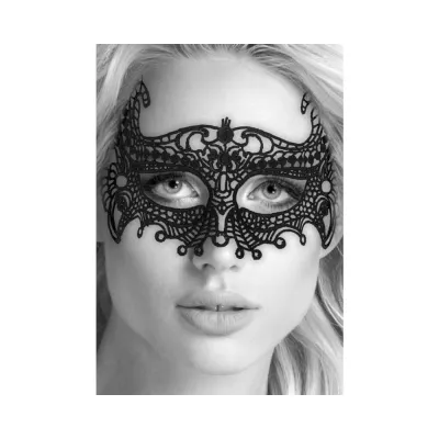 Ouch Black White Lace Eye Mask Empress Black