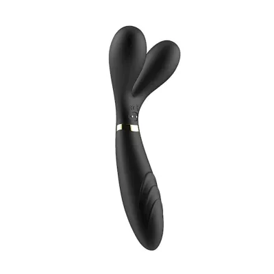 Dual head Wand Vibrator Black 7 5 Inch