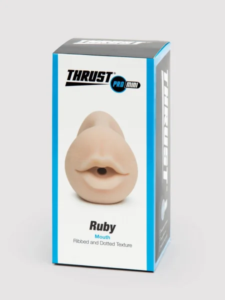 THRUST Pro Mini Ruby Textured Blow Job Mouth 7.6oz