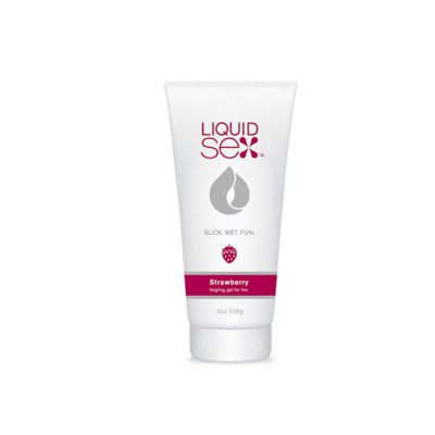 Liquid Sex Tingling Gel For Her Strawberry 2 Oz 56 G Tube White 2 Oz