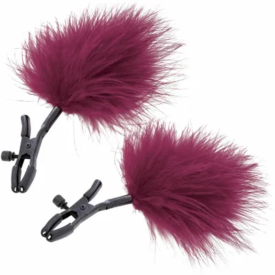 Sex Mischief Enchanted Feather Nipple Clamps by Sportsheets