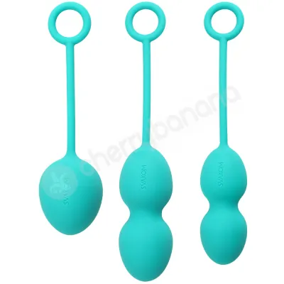 Svakom Nova Green Silicone Kegel Exercise Balls 3pk