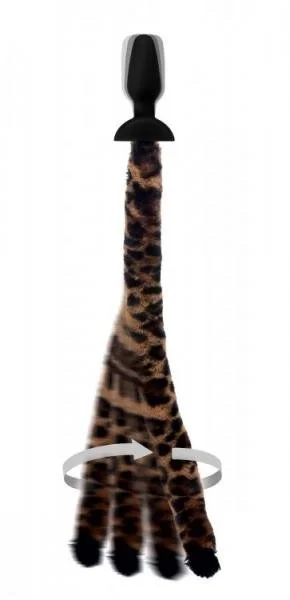 Waggerz Wagging Leopard Tail Anal Plug And Ears Set — image 7 of 8