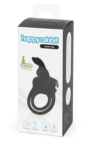 Happy Rabbit Couples Stimulating Rechargeable Rabbit Love Ring