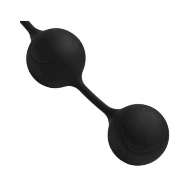 Exerceo Weighted Silicone Kegel Balls Black