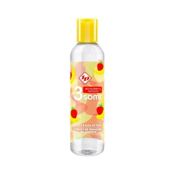 3some Strawberry Banana Water-based Lube — image 2 of 2