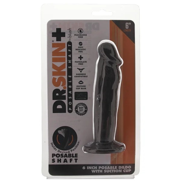 Dr. Skin Plus 6 Inch Posable Dildo