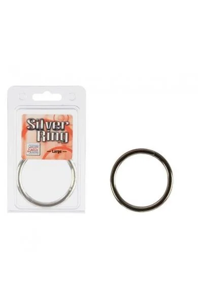 Silver Cock Ring - Large
