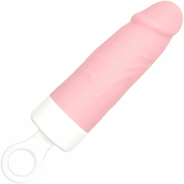 Teddy Silicone Waterproof Penis Pop Vibrator With Bear Cover by Kiss Toy