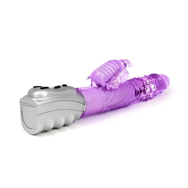 Butterfly Stroker Thrusting Vibrator Purple