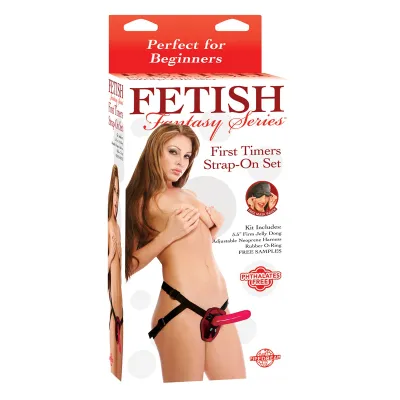Fetish Fantasy First Timers Strap On Set Red