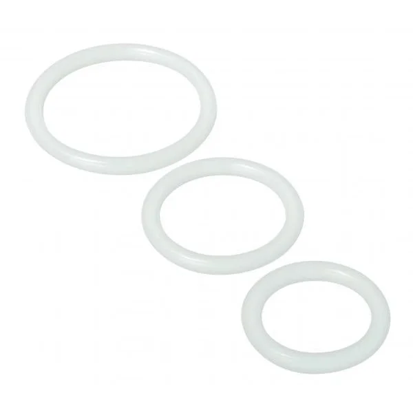 Trinity Silicone 3 Sizes Cock Rings