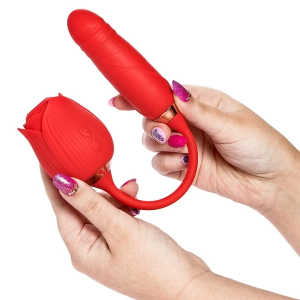 Blissful Bouquet 20 Function Clit Stimulator & Thrusting Love Egg — image 5 of 5