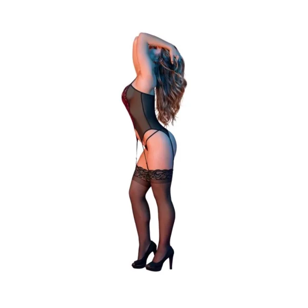 Magic Silk Sexy Time Merry Widow & G-set Black Sm — image 6 of 9