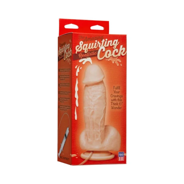 The Amazing Squirting Realistic Cock Beige
