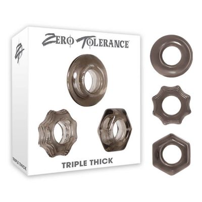 Triple Thick Cock Rings Set x3