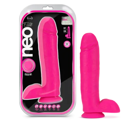 Blush Neo Elite 10 Inch Dual Density Cock with Balls