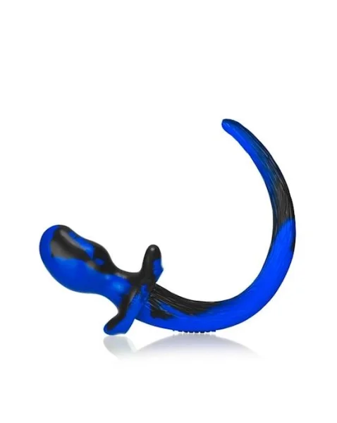 Puppy Tail Buttplug - 4.25 Inch  - Blue - Medium