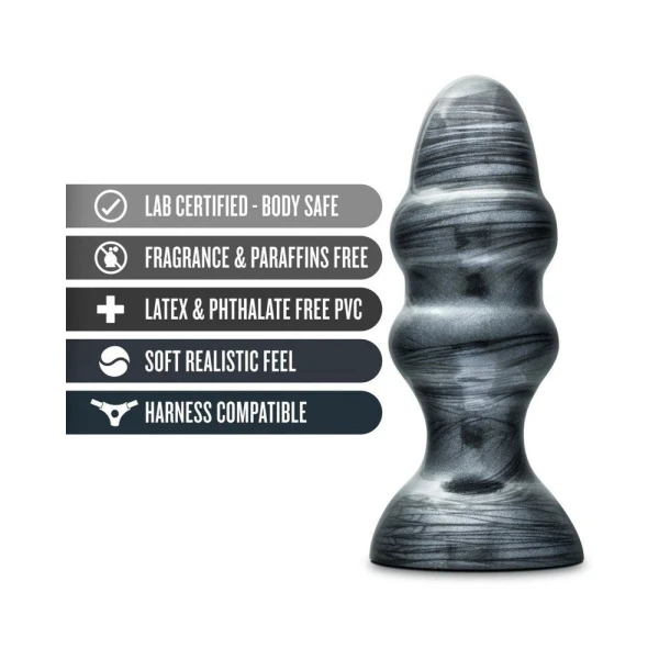 Jet Stealth Carbon Metallic Black Butt Plug — image 7 of 8
