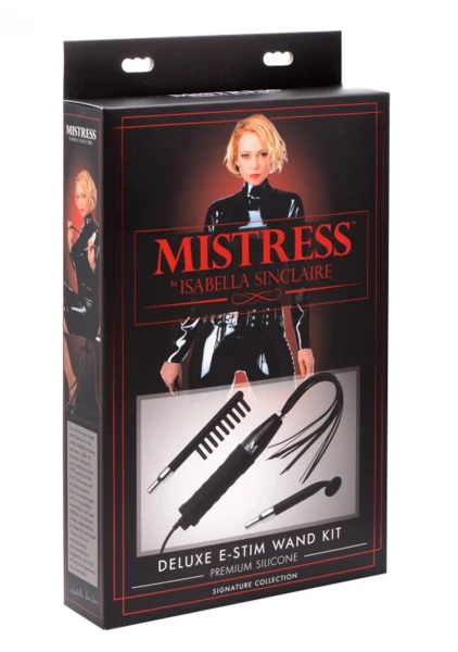 Mistress Isabella Sinclaire Premium Silicone Deluxe E-Stim Wand Kit