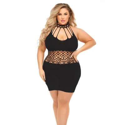 Rich B Phase Dress Queen Size Black