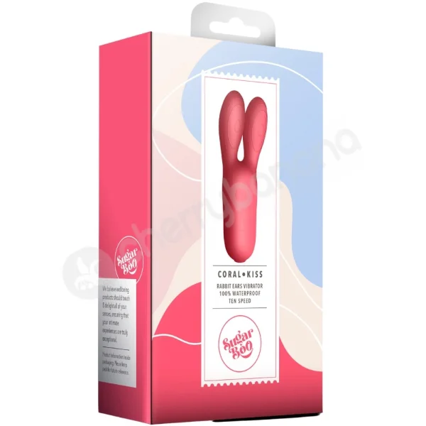 SugarBoo Coral Kiss Rabbit Vibe