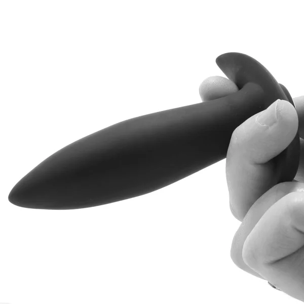 15-Function Vibrating Mini-Plug Rechargeable Silicone Anal Plug By Nu Sensuelle - Black