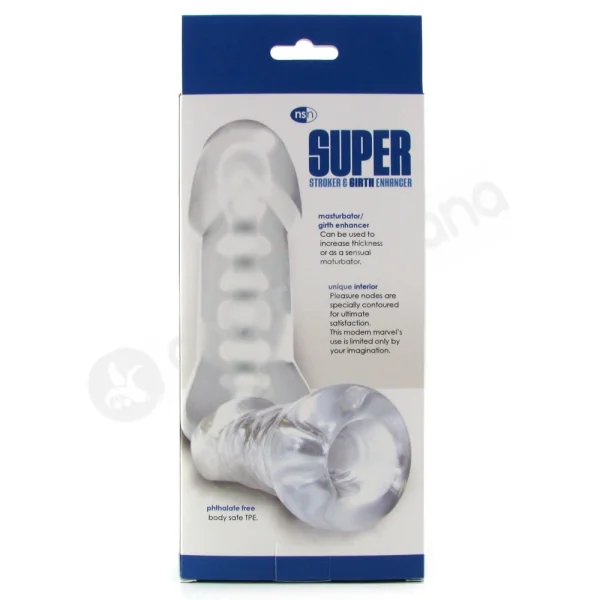 Clear Super Stroker & Girth Enhancer